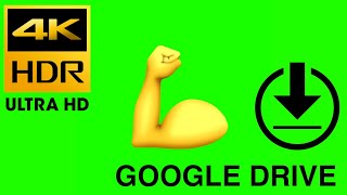 3D Emoji 💪 Flexed Biceps / green screen easy download 3D Emoji 💪 Flexed Biceps / green screen easy download