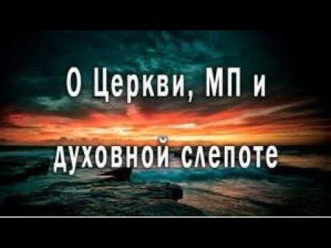 О Церкви и ложных понятиях. О Московской Патриархии и духовной слепоте