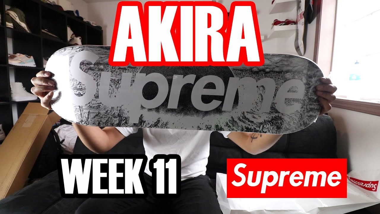 Supreme Akira Week 11 DECK, LONGSLEEVE, +TEES Review FW17