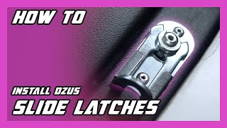 How To Install Dzus Slide Latches | Sliding Fasteners Tutorial