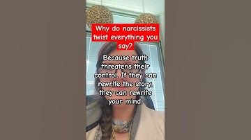 Why do narcissists twist everything you say? #narcissist #npd #trending #trendingshorts #viralvideo