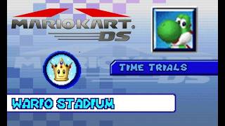 Mario Kart DS - Wario Stadium (Time Trial)