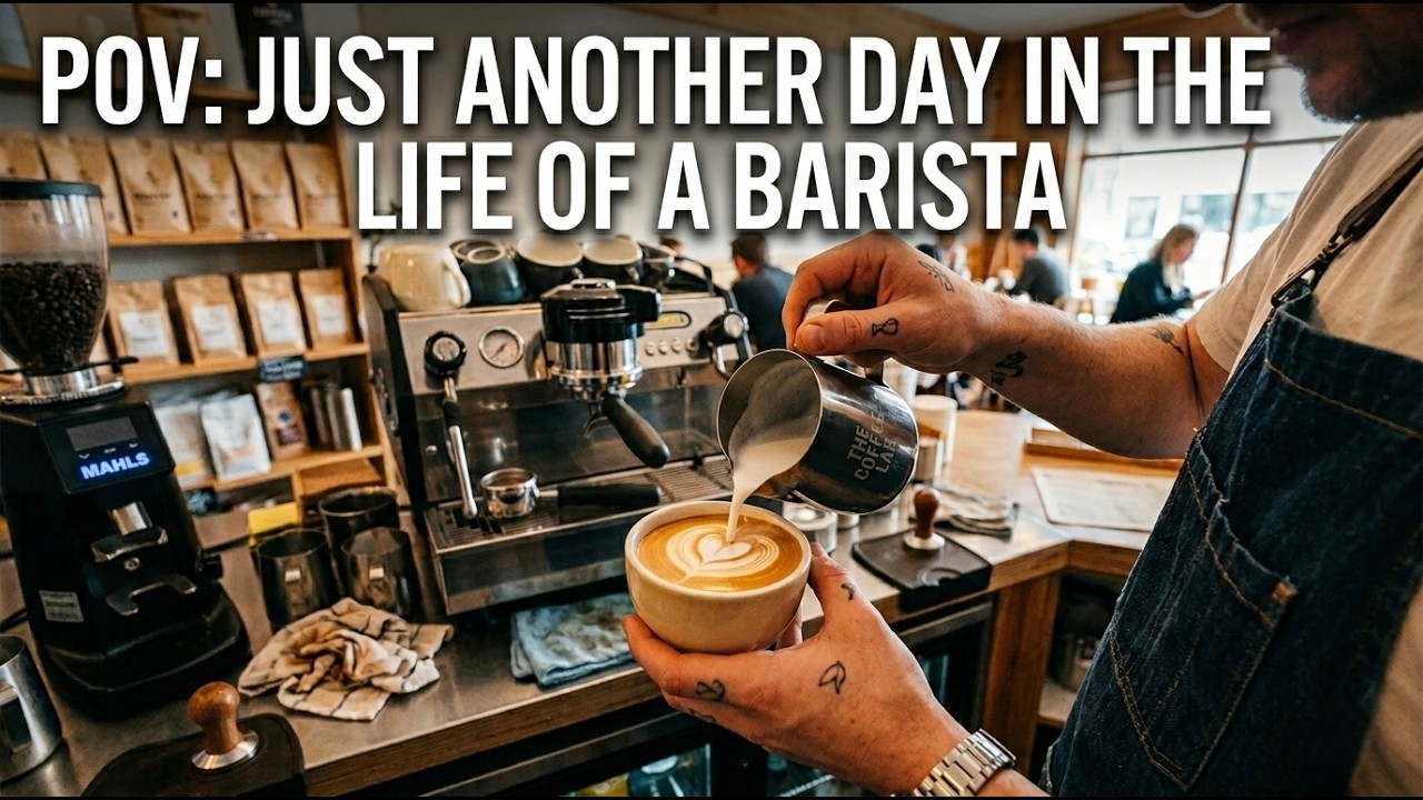 DAY 05 : POV - Just another day in the life of a barista - YouTube