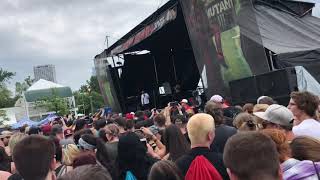 The Amity Affliction - "Pittsburgh" Live @ Vans Warped Tour on 7-23-2018