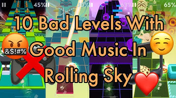 Rolling Sky - 10 Bad Levels With Good Music (Excluding Copyrighted Music)