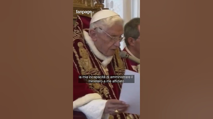L'annuncio delle dimissioni di Papa Ratzinger e l'ultimo abbraccio ai cardinali #shorts