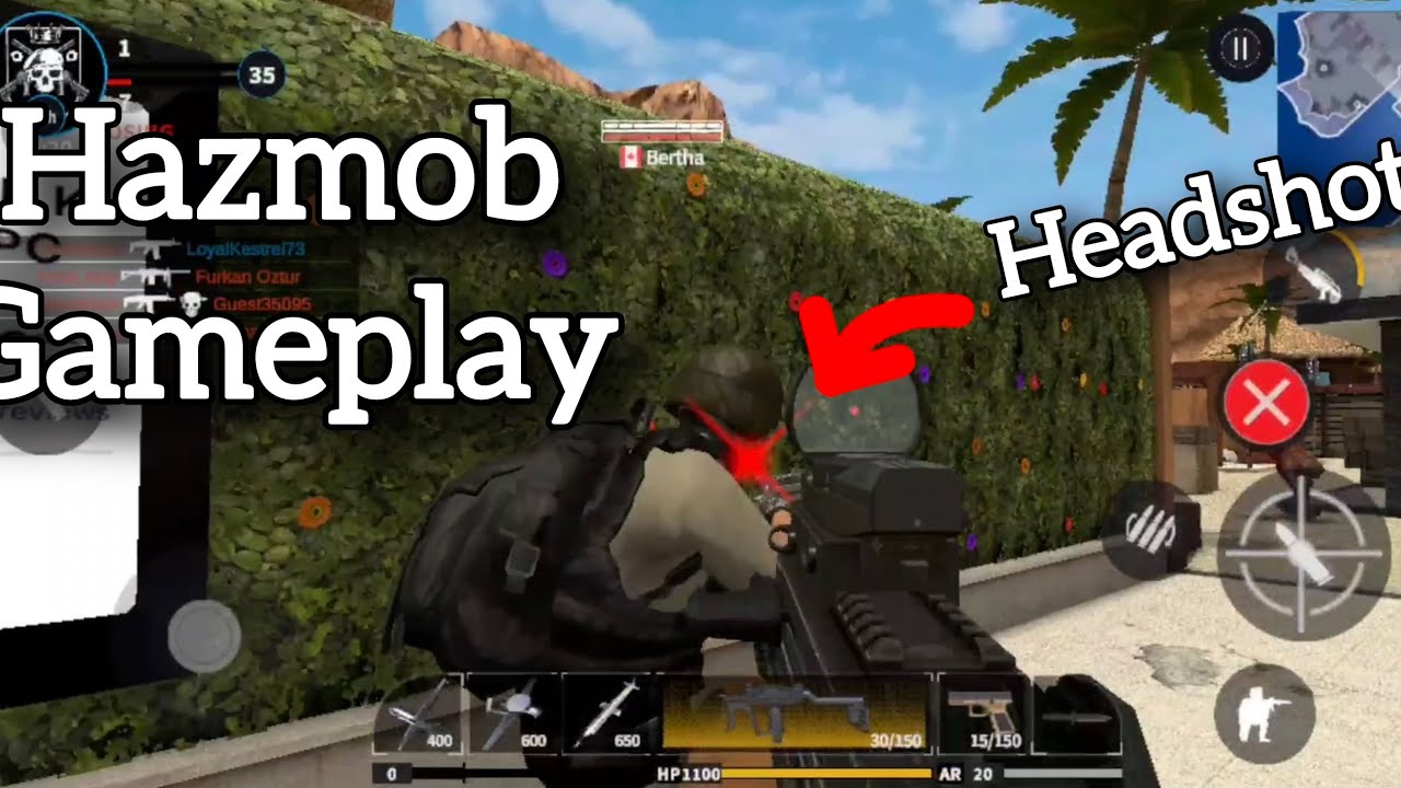 Hazmob Mobile Gameplay ( Didn't Go Too Well)