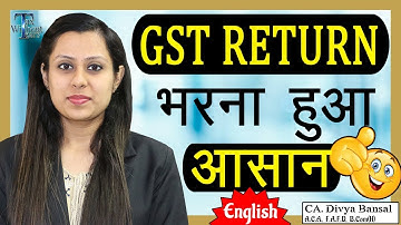 Simplified GST Return (English)| Sahaj| Sugam| Amendment Return| Invoice Matching| Quarterly Return