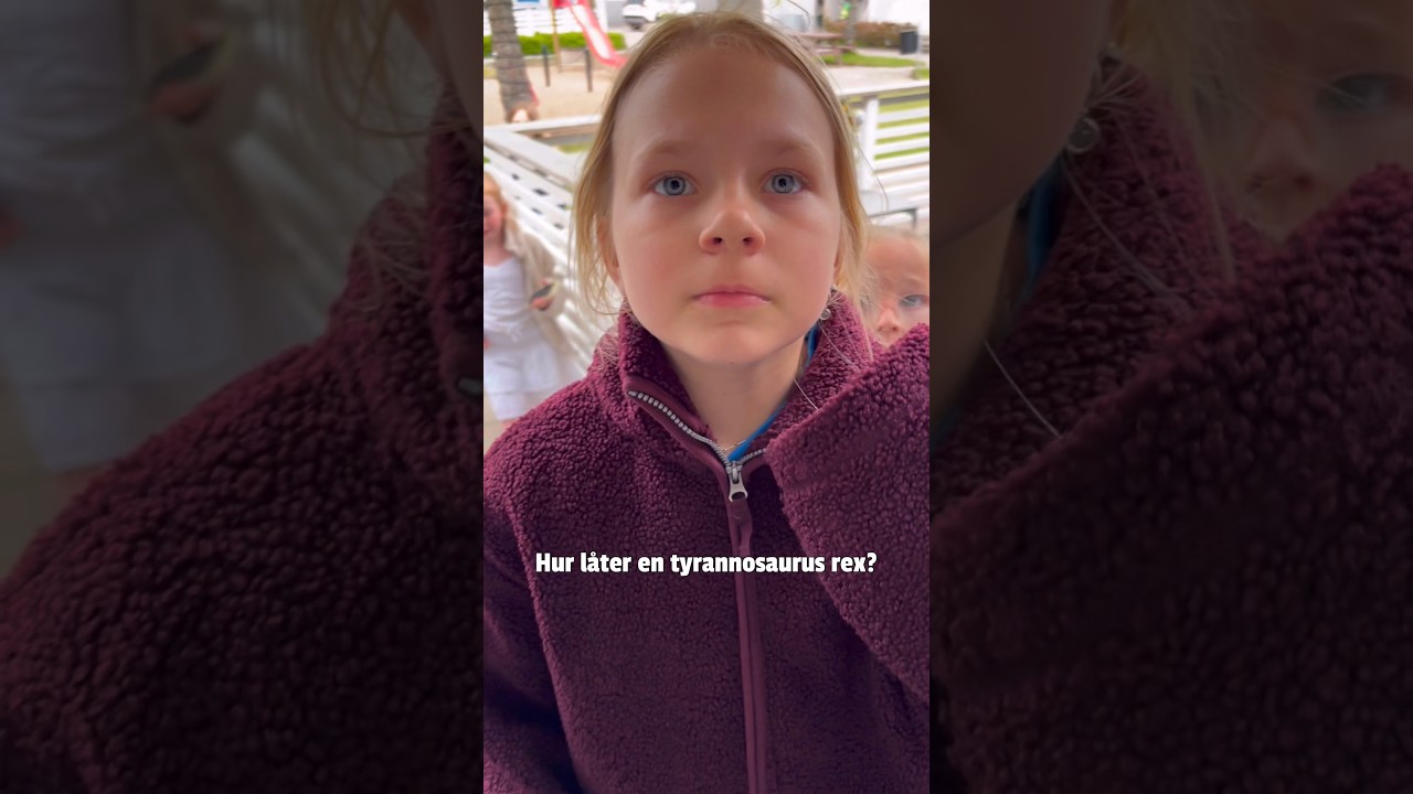 HUR LÅTER EN T-REX?😂🦖