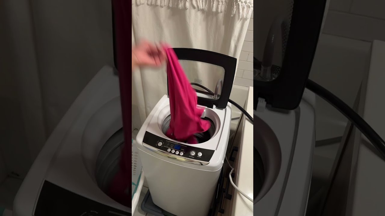 Portable Compact Washer Dryer By Black Decker Lifesaver Laundry Apartmentliving Shorts