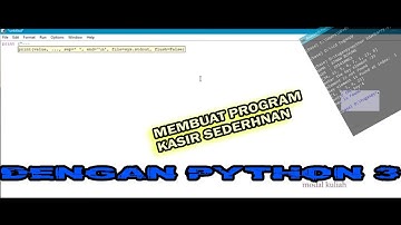 Tutorial membuat program kasir penjualan buku sederhana di Python
