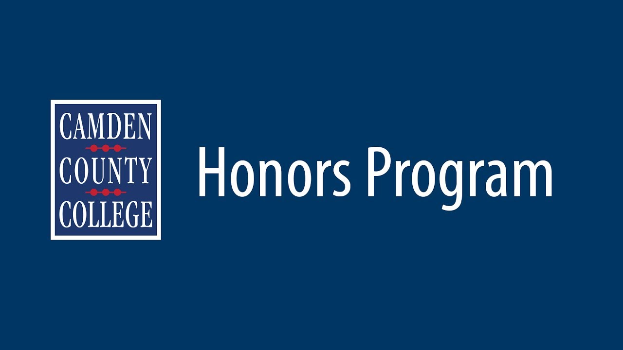 Camden County College Honors Program Youtube