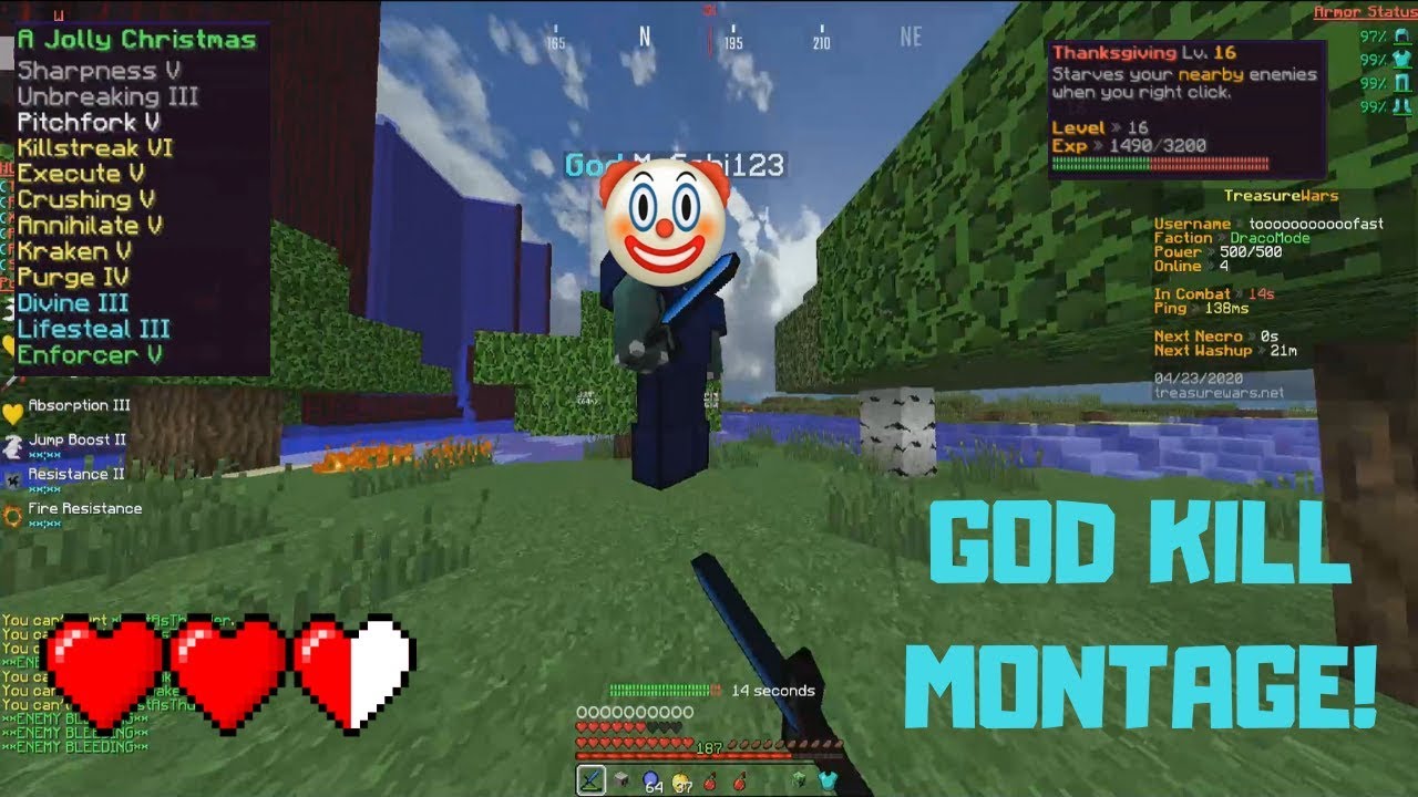 FACTION GOD KILL MONTAGE!! | Treasure Wars