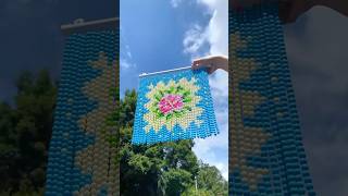 New hobby: Beaded Curtains!💙🌷✨ #beads #beadwork #diy #diyproject #artist #aesthetic #fyp #kosbling