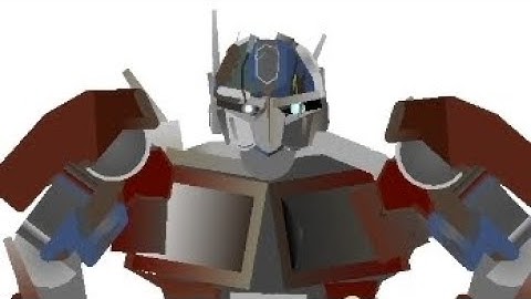 RUSTED HEAD OPTIMUS PRIME TRANSFORMERS ANIMATION TEST #abdulmaliksyarif #animation #sticknodes