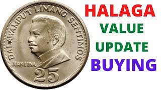 25 Centavos Coins Juan Luna Pilipino Series - Buying Po Ako