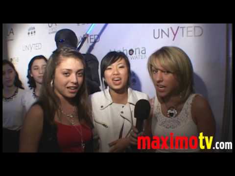 SCHOOL GYRLS on Nick Cannon and Mariah Carey at the "Unyted" Launch Party March 14, 2010