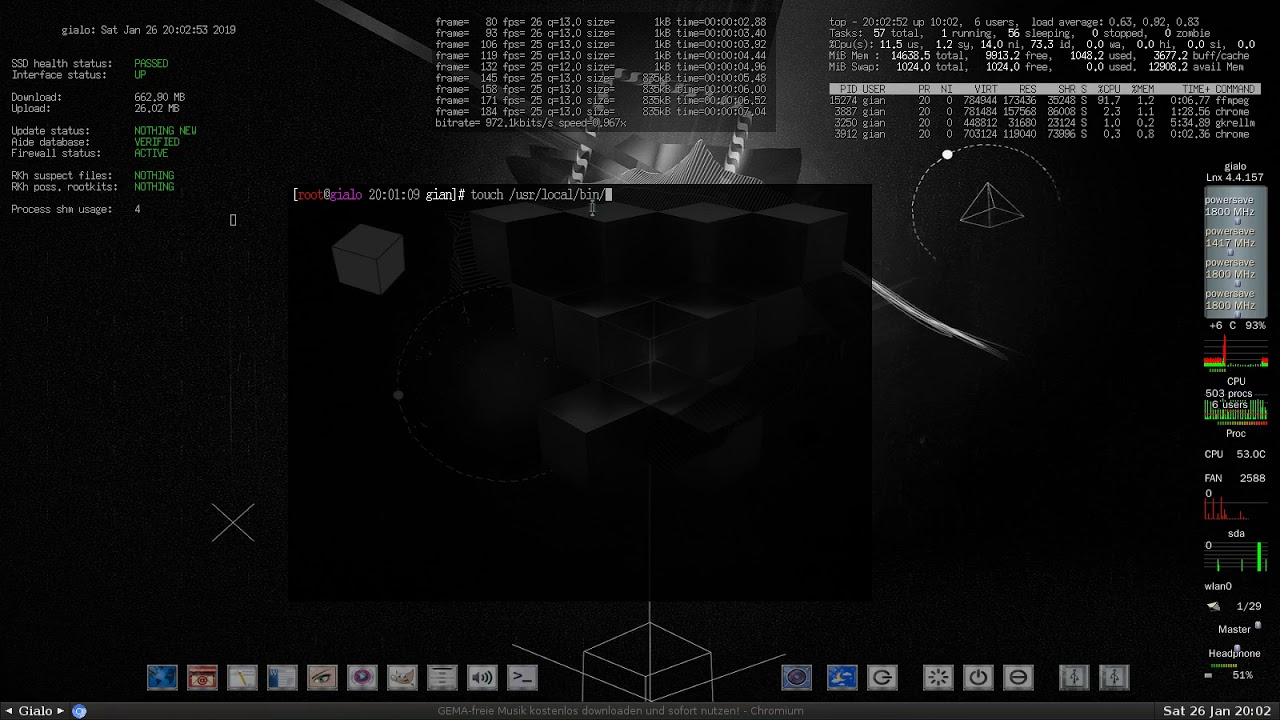 AIDE (IDS) & Lynis - Auditing tool - Slackware System Hardening