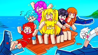 Minecraft But We’re STUCK on ONE RAFT