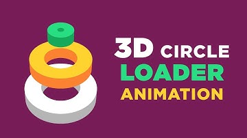 How to create 3D Circle Loop Animation in After Effects Tutorial
