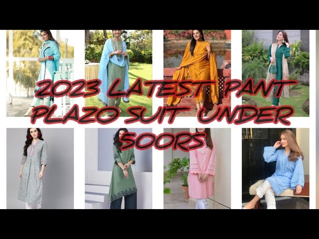 Kurta and Pant Design Ladies| Plazo suit design new 2022