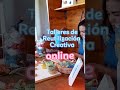 Te invito a los Talleres Online de Reutilización Creativa !