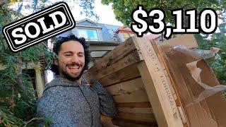 Turning 7 Free Pallets into $3,110  Ultimate Pallet Woodworking Compilation