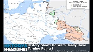 History Short: Do Wars Really Have Turning Points?
On February 2, 1943, the last of the German army at Stalingrad surrendered to the Soviet Red Army, often called “the turning point” of World War II in Europe
The text narrated in this video is from the original article at https://www.historyandheadlines.com/history-short-do-wars-really-have-turning-points/
Author: Major Dan
Editor and Narrator: Dr. Zar
The following media files are in the public domain for various reasons or have no known copyright restrictions:
https://commons.wikimedia.org/wiki/File:190_weeks.jpg
https://commons.wikimedia.org/wiki/File:1945_Chapin_map_of_Central_Europe_for_TIME_Magazine.jpg
https://commons.wikimedia.org/wiki/File:1stphaseofbattlemarathon.gif
https://commons.wikimedia.org/wiki/File:Coffee_Shop_Hotel_Nicollet_Menu DPLA 284e416eb26b4ebf03e0c0d209c21245_(page_1).jpg
https://commons.wikimedia.org/wiki/File:Map_of_the_American_Civil_War_1861_1862.jpg
https://commons.wikimedia.org/wiki/File:Map_of_the_American_Civil_War_1863.jpg
https://commons.wikimedia.org/wiki/File:Map_of_the_American_Civil_War_1864_1865.jpg
https://commons.wikimedia.org/wiki/File:Plaque_commemorating_the_Marine_and_4_MPs_who_died_defending_the_U.S._Embassy_Saigon_on_31_January_1968.jpg
https://commons.wikimedia.org/wiki/File:Southeast_Asia._LOC_2003682647.jpg
https://commons.wikimedia.org/wiki/File:Tet_Offensive_map.png
https://commons.wikimedia.org/wiki/File:Ww2-europe-overview.gif
The image by Daniel Ramirez from Honolulu, USA available at https://commons.wikimedia.org/wiki/File:Punchbowl_Mural Battle_of_the_Coral_Sea_%26_Battle_of_Midway_(8216043268).jpg is licensed under the Creative Commons Attribution 2.0 Generic license: https://creativecommons.org/licenses/by/2.0/deed.en
The image by Gdr at English Wikipedia available at https://commons.wikimedia.org/wiki/File:Eastern_Front_1942-11_to_1943-03.png is licensed under the Creative Commons Attribution-Share Alike 3.0 Unported license: https://creativecommons.org/licenses/by-sa/3.0/deed.en
The image by Edurs34 available at https://pixabay.com/illustrations/board-chalk-chalkboard-education-5585922/ is licensed under the Pixabay License: https://pixabay.com/service/license/
Images used in this video are believed to be (based on their file descriptions at the time of access by us) either in the public domain or available per a Creative Commons license or per “fair use”. No copyright infringement is intended. If you are the originator of any image used in this video and would like us to name you and/or include a link to the original source in this video’s description, we will gladly do so.
Please support this channel on Patreon at https://www.patreon.com/historyandheadlines
Thank you for watching this video! History Short: Do Wars Really Have Turning Points?