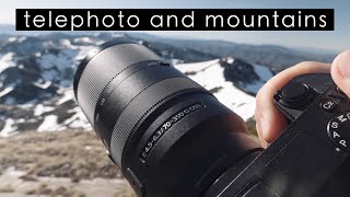 Sony 70-350mm ~ first impressions from the highest peak in Lugo