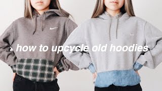 THRIFT FLIP // Upcycled nike hoodies!