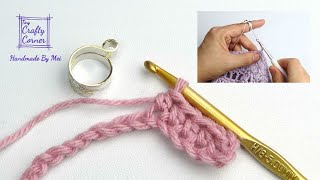 Adjustable Knitting Crochet Yarn Guide Ring