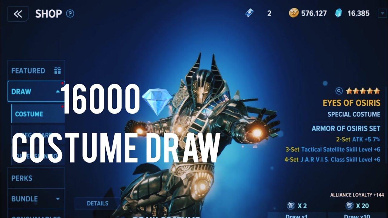 16000 Crystal Costume Draw Worth??MARVEL FUTURE REVOLUTION!!!