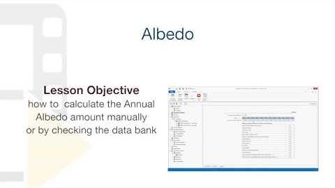 Solarius PV Tutorial - Dealing with the Albedo Factor - ACCA Software