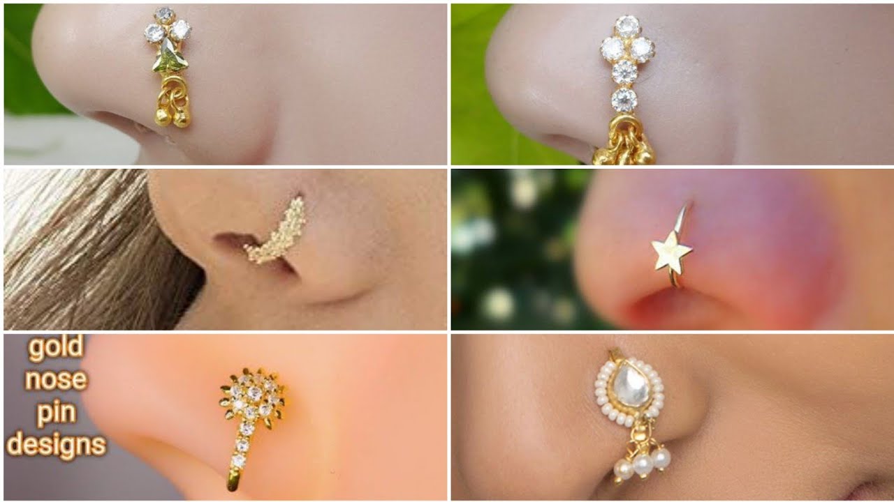 Different styles of nose pins for different face types - The Caratlane