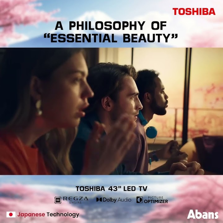 Bring entertainment to life with the Toshiba 43' LED TV!