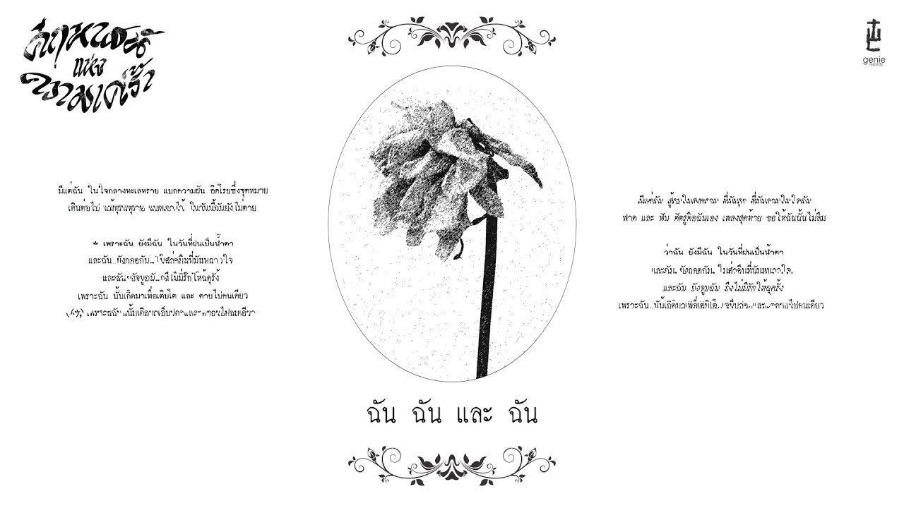 ฉัน ฉัน และ ฉัน - THE WHITEST CROW「Lyric Video」