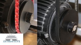 Link Belt vs V belt for shop tools