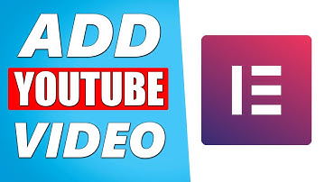 How to Add YouTube Video in Elementor! (Easy)
