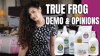 True Frog Wavy Curly Hair Routine & Review