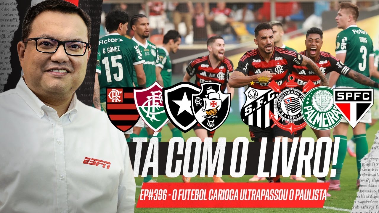 POR QUE O FUTEBOL CARIOCA ULTRAPASSOU O FUTEBOL PAULISTA? | Tá com o Livro!