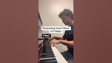 Modulating from E Minor to F Major (improv)