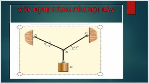 Bài toán lực căng dây cơ lý thuyết