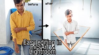 Easy photo editing in mobile PicsArt & Lightroom screenshot 2