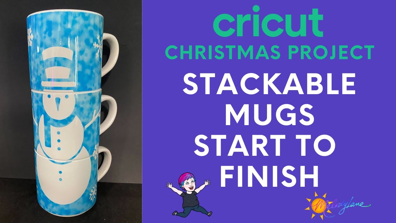 Cricut 10oz 4ct Stackable Ceramic Blank Mug White