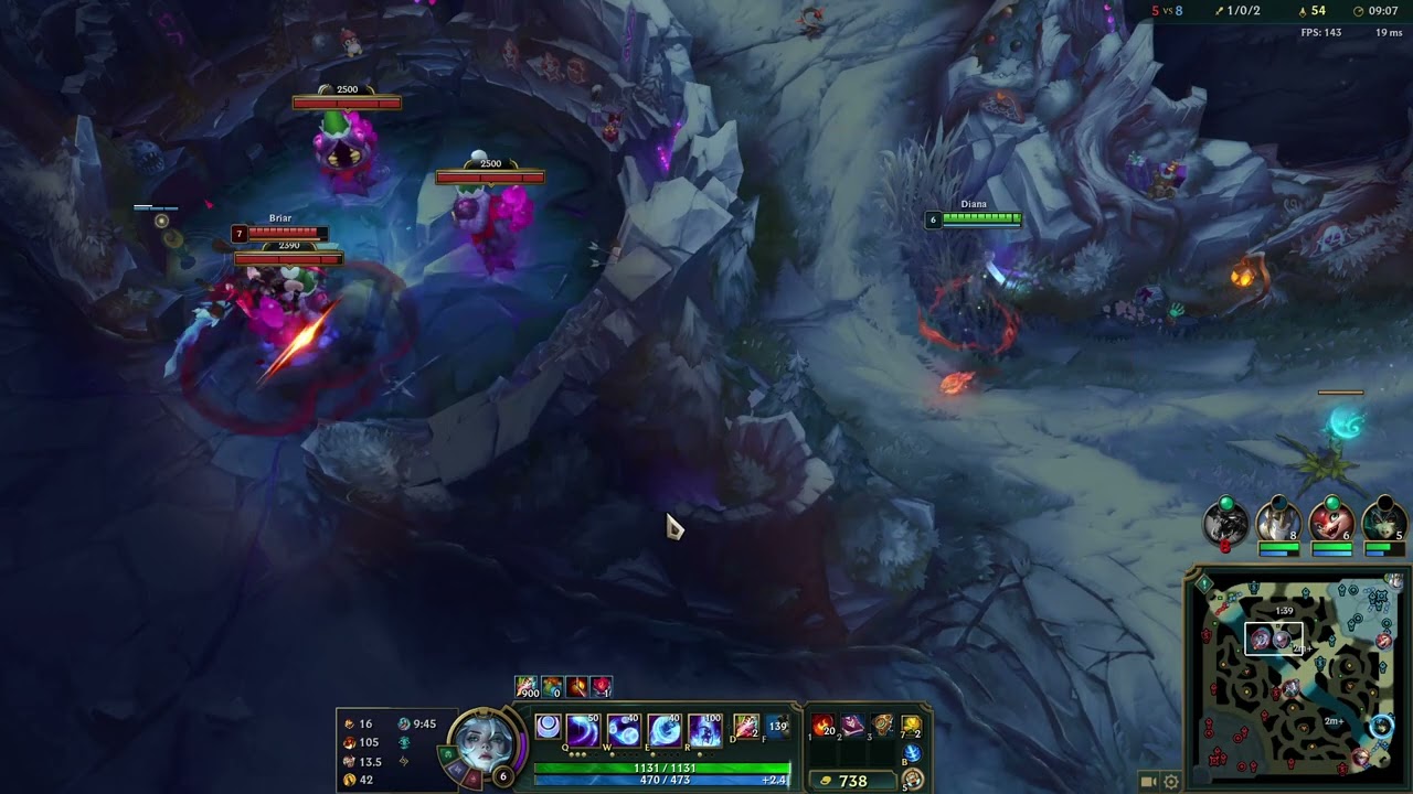 Diana VS Briar 12/21/2025