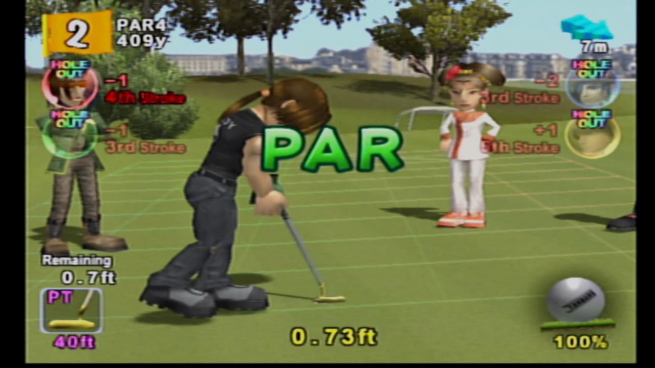 Hot Shots Golf Fore! Bagpipe Classic Heat 1 Zeus v Falcon v Lin v