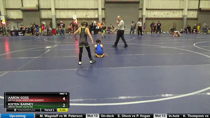 10U 67 Aaron Goss Battle Born Wrestling Academy Vs...