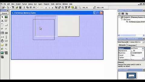 Video 39: VB 6 Programming, Christmas Memory Game, Review, Part 1