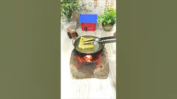 Mini Kitchen Frying Little Fryum Shortsfeed Food Tinycolorfood Viralvideos Sweetcupcake Recipe 