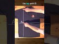 How to fold a tshirt in under 2 seconds